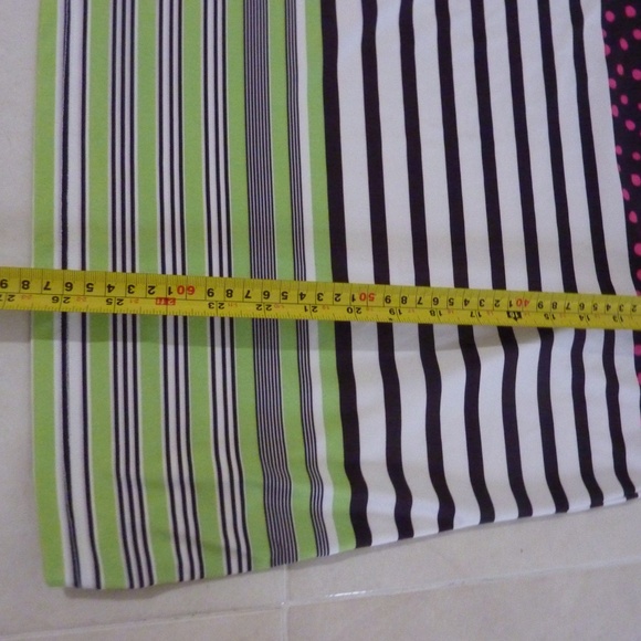 ROXY ACTIVE  WOMENS Tank Top Sz M  Racerback STRETCH STRIPED - Picture 5 of 5